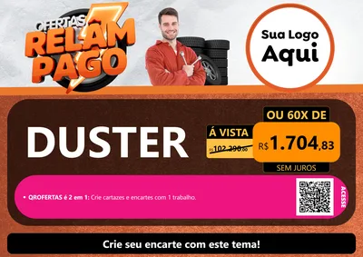 Modelo de Cartaz para Cartaz A4 Horizontal
