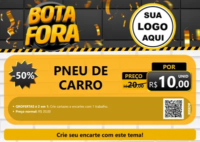 Modelo de Cartaz para Cartaz A4 Horizontal