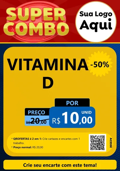 Modelo de Cartaz para Cartaz A4 Vertical