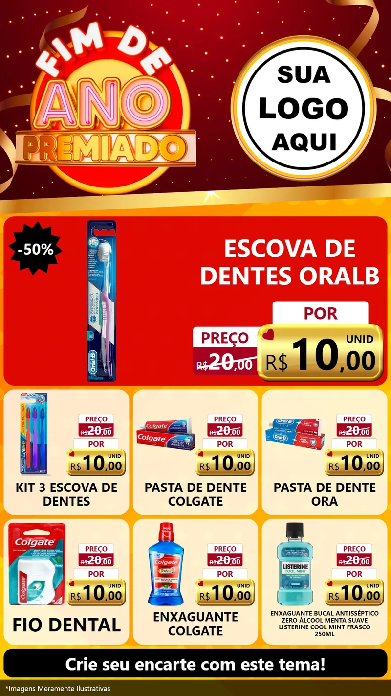 Modelo de Rede Social para Stories com o tema Fim de Ano Premiado para Higiene Pessoal