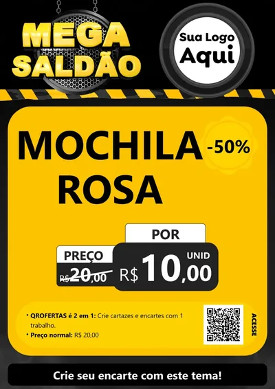 Modelo de Cartaz para Cartaz A4 Vertical
