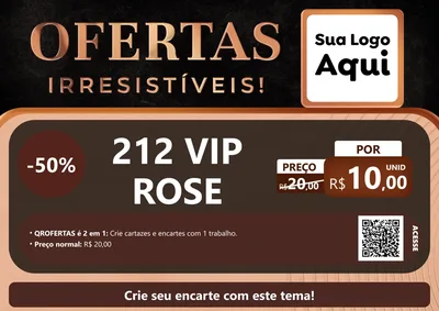Modelo de Cartaz para Cartaz A4 Horizontal com o tema Ofertas Irresistíveis! para Perfumes