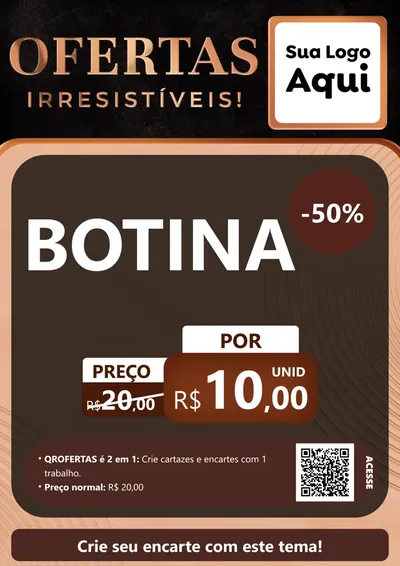 Modelo de Cartaz para Cartaz A4 Vertical com o tema Ofertas Irresistíveis! para Agropecuária