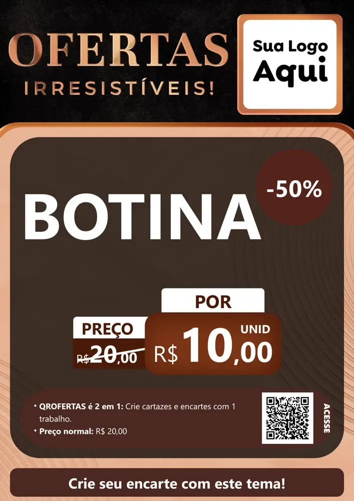 Modelo de Cartaz para Cartaz A4 Vertical com o tema Ofertas Irresistíveis! para Agropecuária