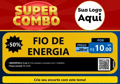 Modelo de Cartaz para Cartaz A4 Horizontal