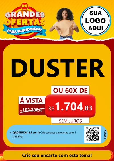 Modelo de Cartaz para Cartaz A4 Vertical
