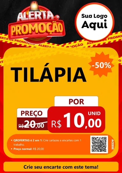 Modelo de Cartaz para Cartaz A4 Vertical