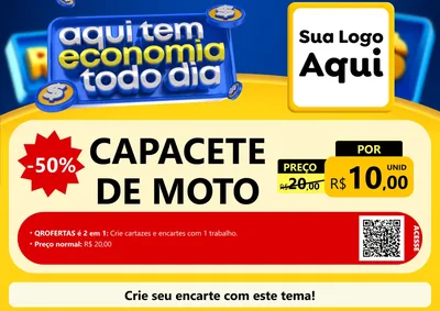 Modelo de Cartaz para Cartaz A4 Horizontal