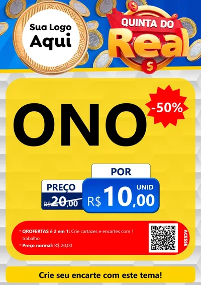 Modelo de Cartaz para Cartaz A4 Vertical com o tema Quinta do Real para Óticas