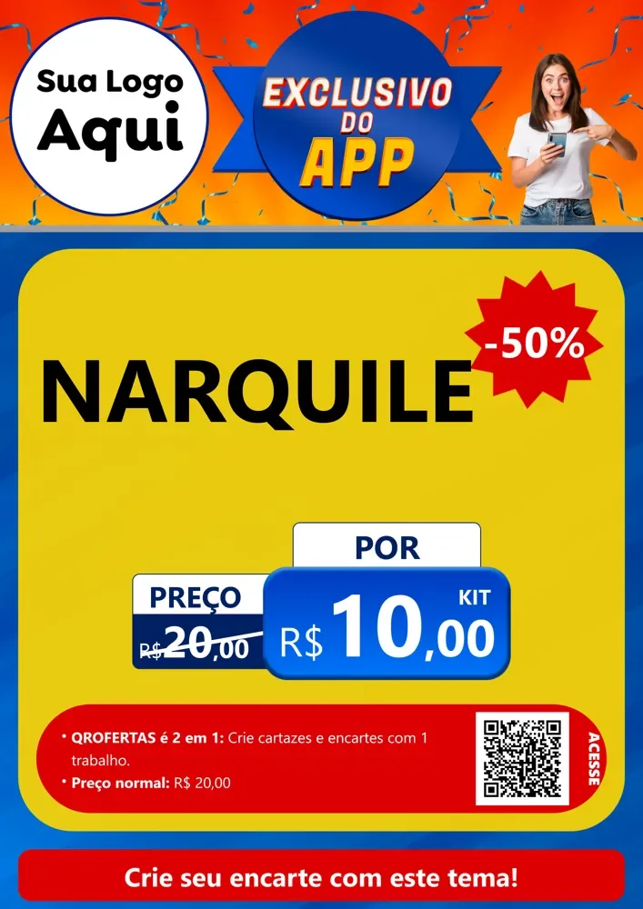 Modelo de Cartaz para Cartaz A4 Vertical com o tema Exclusivo do Aplicativo para Tabacaria