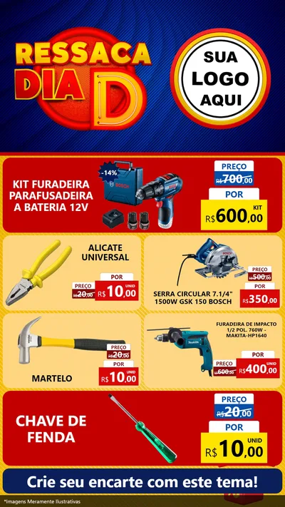 Modelo de TV para TV Vertical com o tema Ressaca Dia D para Maquinas e Ferramentas