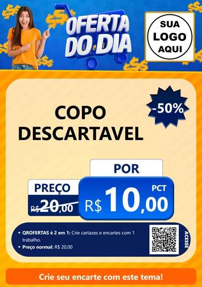 Modelo de Cartaz para Cartaz A4 Vertical