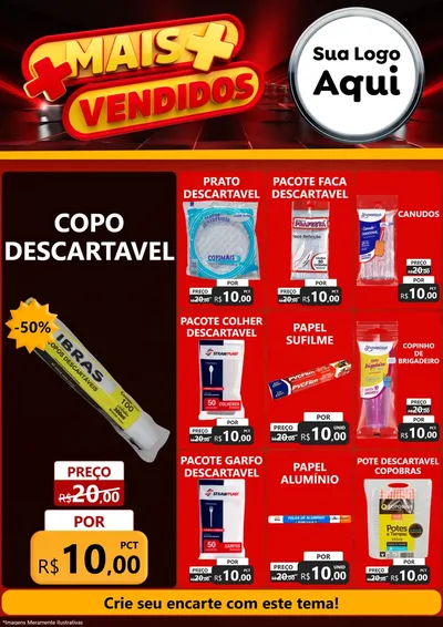 Modelo de Encarte para Encarte A4 Vertical