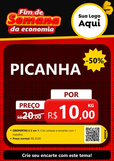 Modelo de Cartaz para Cartaz A4 Vertical