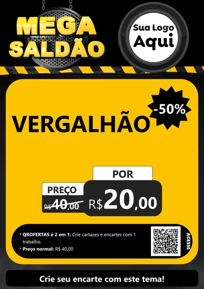 Modelo de Cartaz para Cartaz A4 Vertical