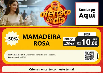 Modelo de Cartaz para Cartaz A4 Horizontal