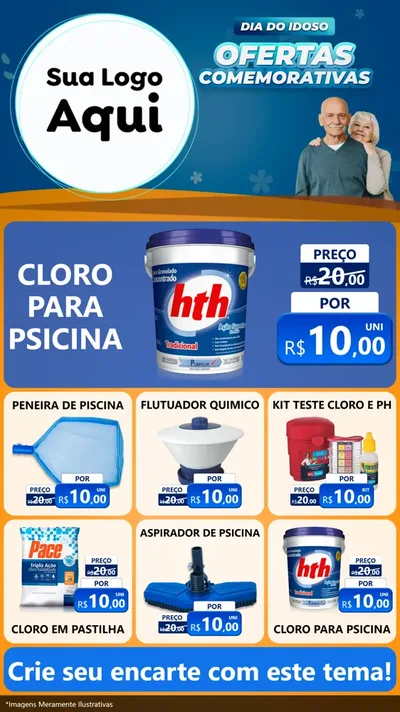 Modelo de Rede Social para Stories com o tema Dia do Idoso