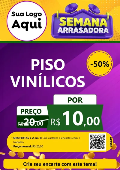 Modelo de Cartaz para Cartaz A4 Vertical