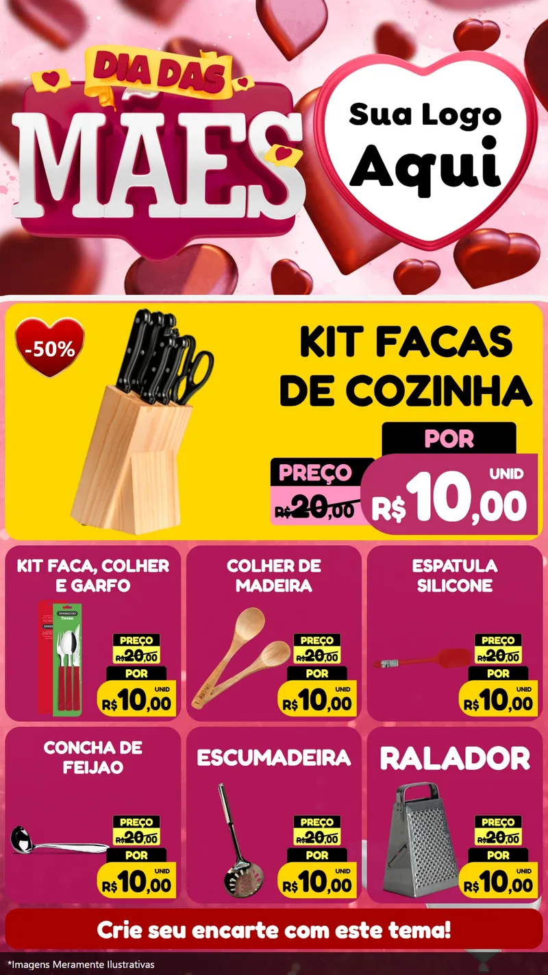Modelo de Rede Social para Stories com o tema Dia Das Mães para Utilidades Domésticas