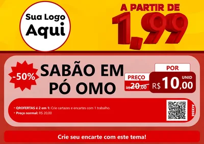 Modelo de Cartaz para Cartaz A4 Horizontal