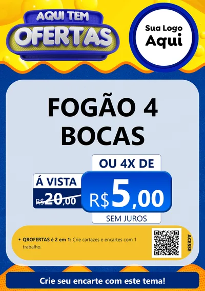 Modelo de Cartaz para Cartaz A4 Vertical
