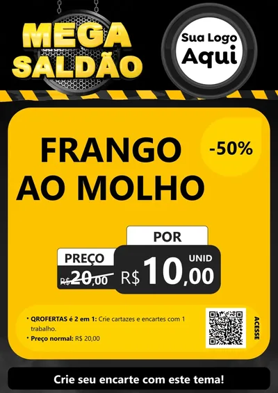 Modelo de Cartaz para Cartaz A4 Vertical