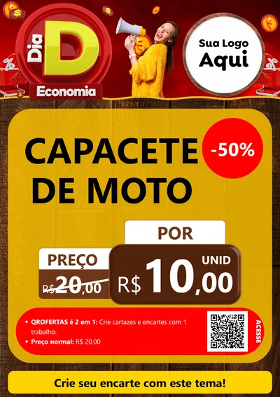 Modelo de Cartaz para Cartaz A4 Vertical