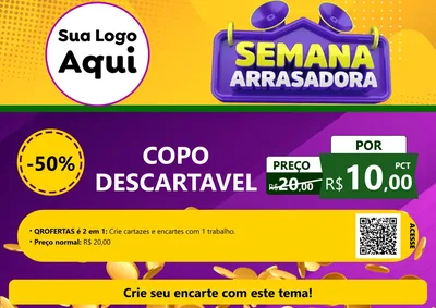 Modelo de Cartaz para Cartaz A4 Horizontal