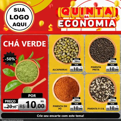 Modelo de Rede Social para Feed Facebook com o tema Quinta da Economia para Produtos Naturais
