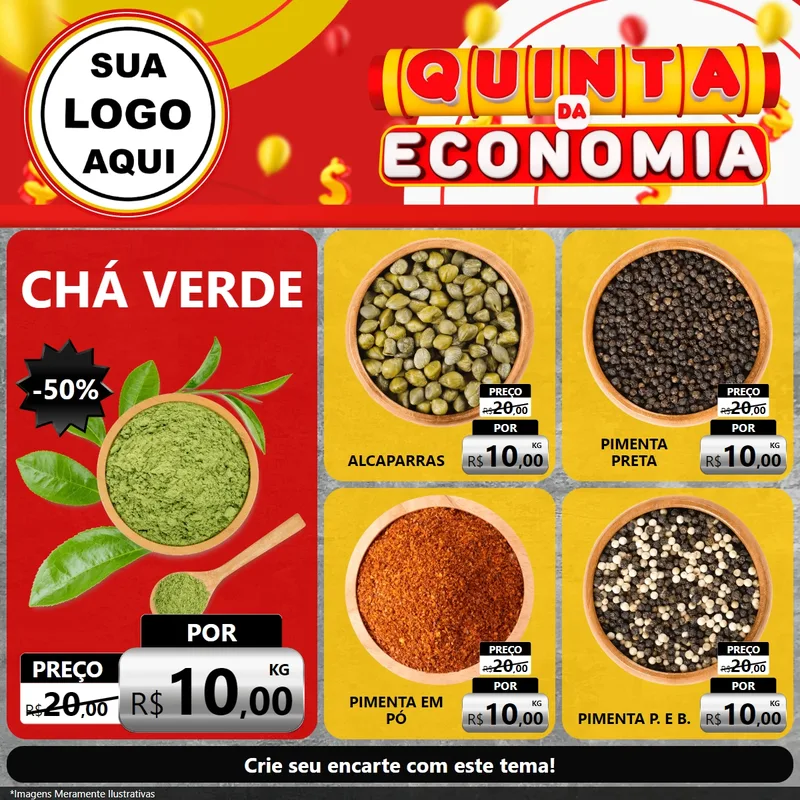 Modelo de Rede Social para Feed Facebook com o tema Quinta da Economia para Produtos Naturais