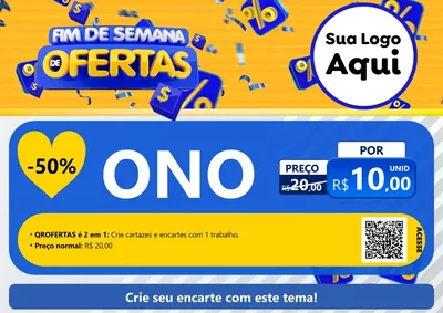 Modelo de Cartaz para Cartaz A4 Horizontal com o tema Fim de Semana de Ofertas para Óticas