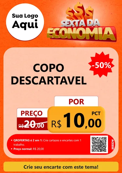 Modelo de Cartaz para Cartaz A4 Vertical