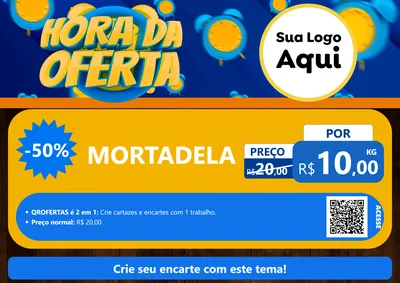 Modelo de Cartaz para Cartaz A4 Horizontal