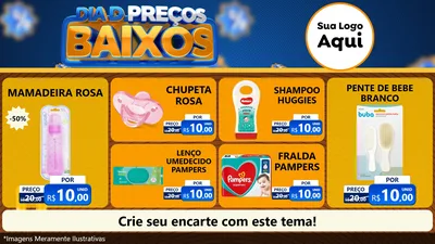 Modelo de TV para TV Horizontal com o tema Dia D Preço Baixo para Bebês