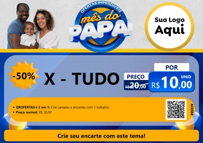 Modelo de Cartaz para Cartaz A4 Horizontal