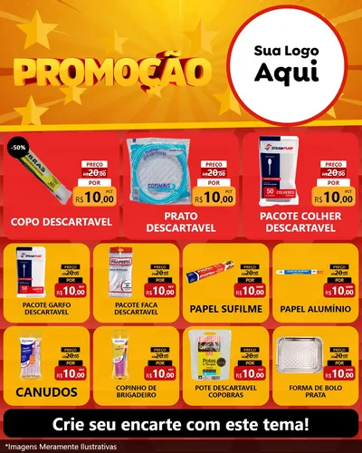 Modelo de Rede Social para Feed Instagram com o tema Promoção para Embalagens