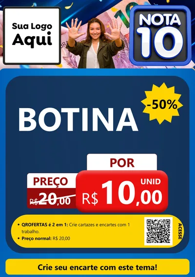 Modelo de Cartaz para Cartaz A4 Vertical