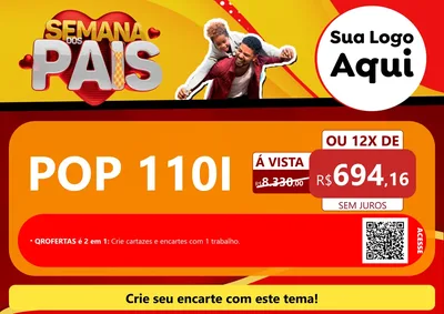Modelo de Cartaz para Cartaz A4 Horizontal